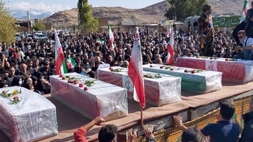 Iran holds funeral for victims of terrorist attack in Izeh 