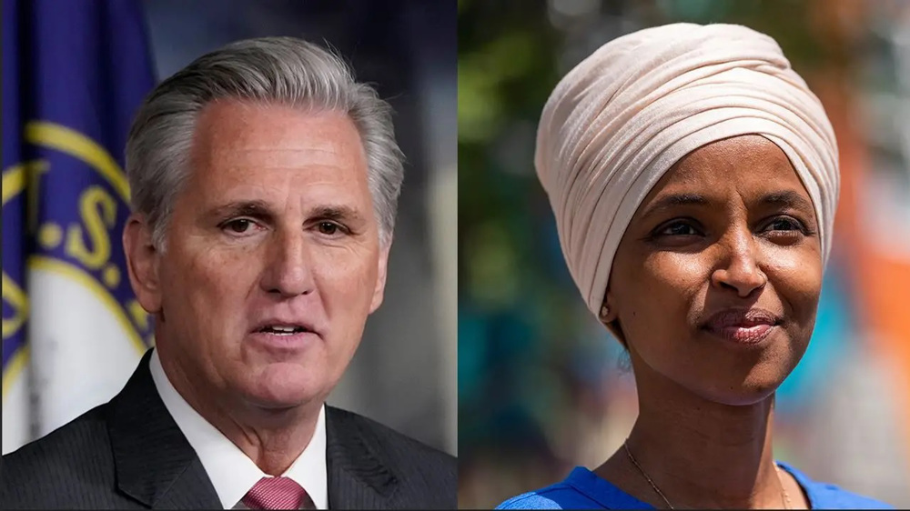 US House minority leader vows to remove Ilhan Omar for criticizing Israel