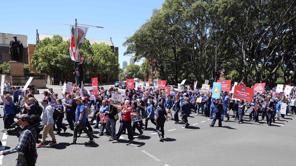 Australie: les infirmières en grève