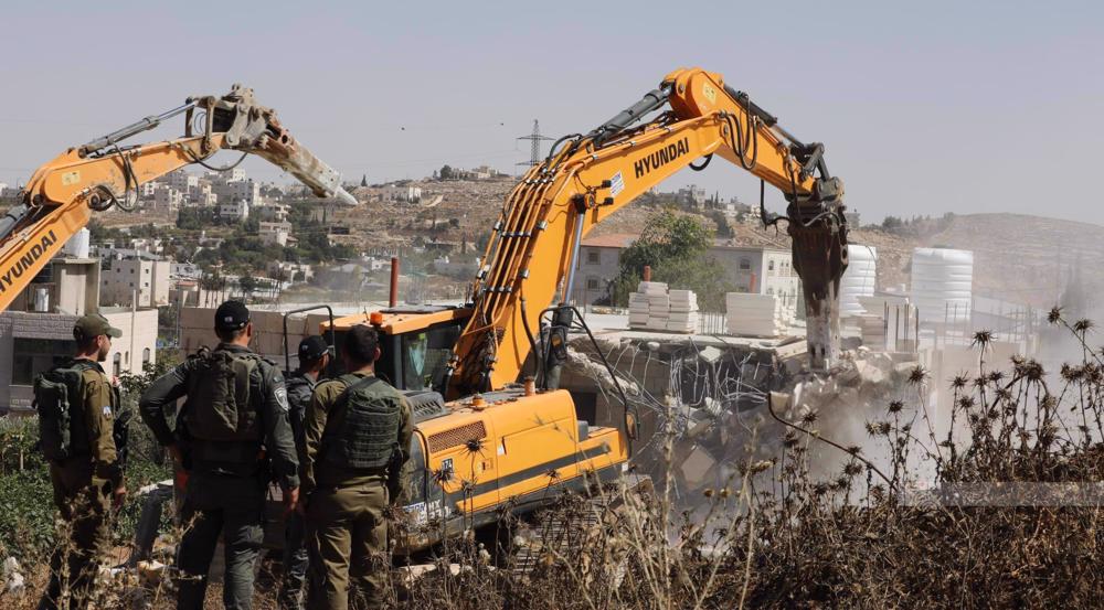 Israel demolishes more Palestinian houses, orders demolition of school in West Bank