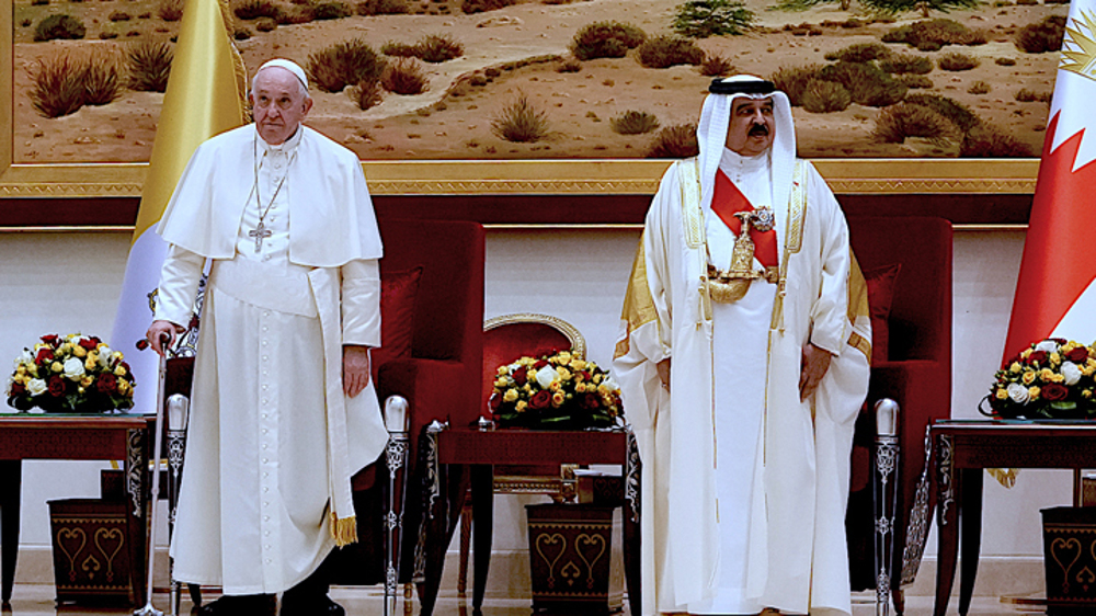 Bahraini protesters call for freedom of political prisoners amid Pope's visit