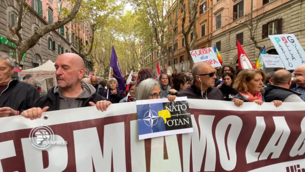 Ukraine: manifestations anti-OTAN à Rome
