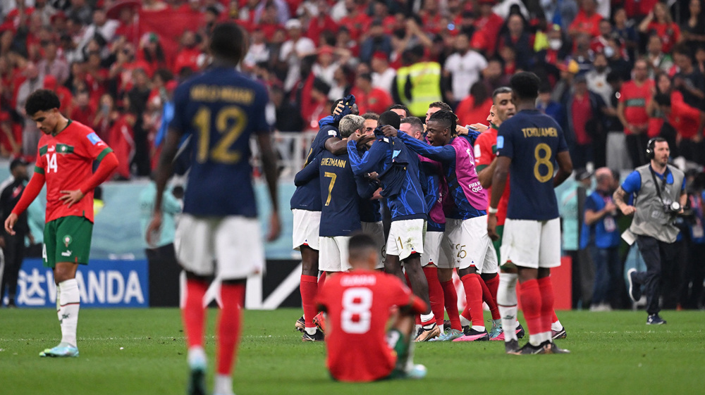 FIFA World Cup - semifinals: France 2-0 Morocco 