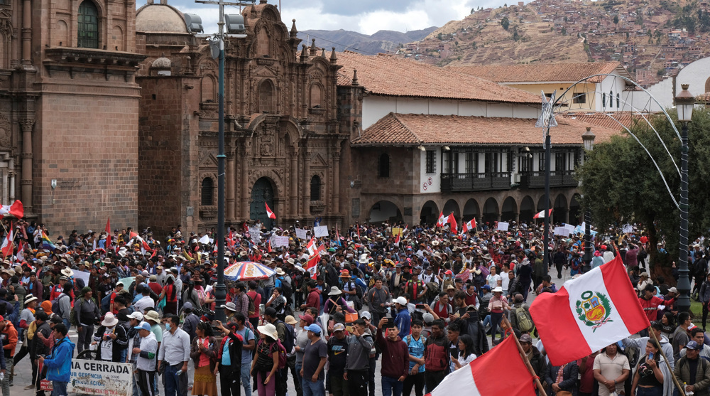 Protesters demand resignation of Peruvian President Boluarte