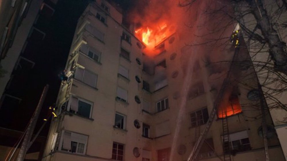 Ten killed, including five children, in apartment blaze near French city of Lyon