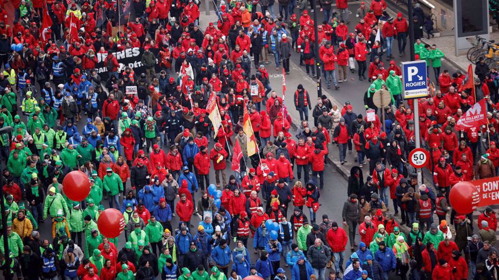 Thousands rally in Brussels over cost of living crisis