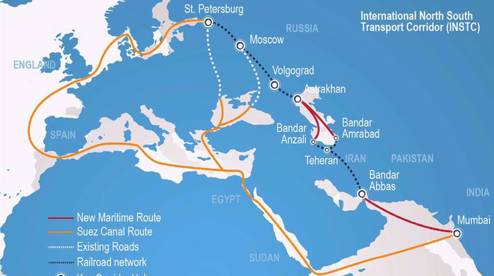 Nouvelle route commerciale transcontinentale Russie-Iran