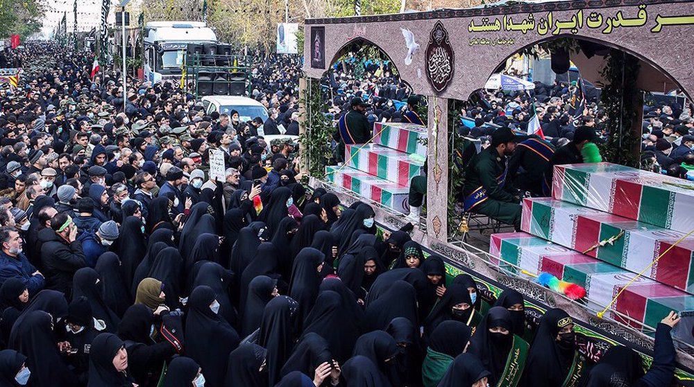Iranians bid farewell to 400 unknown soldiers killed in Iran-Iraq war