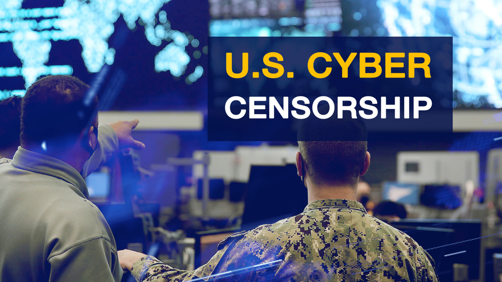 “Social media platforms censor content for the US”