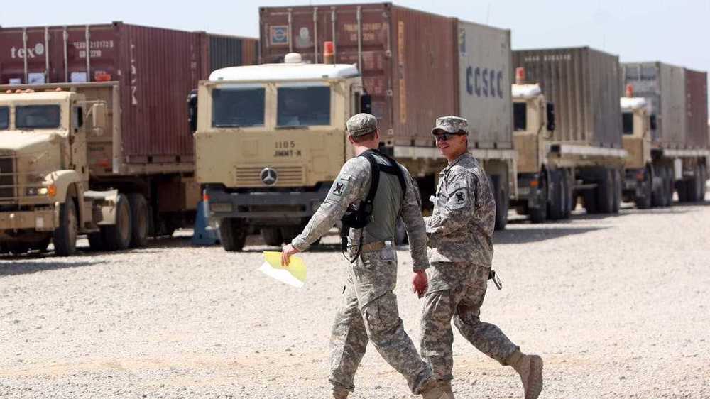 Roadside bomb explosions hit US supply convoys in northern, western, southern Iraq