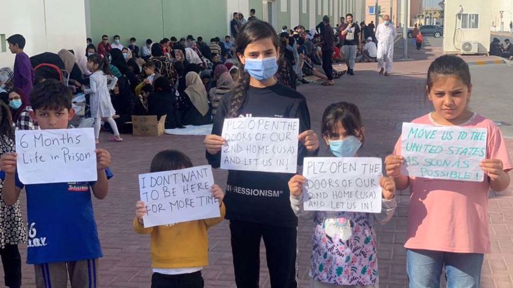Afghan refugees stage protests in UAE over prison-like conditions