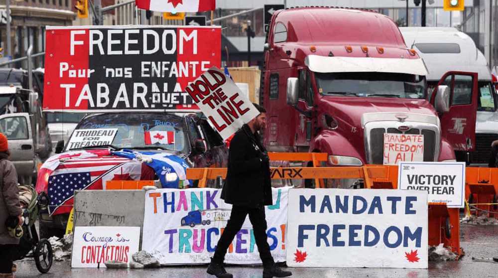 Trudeau: All options on table to end truckers' protests