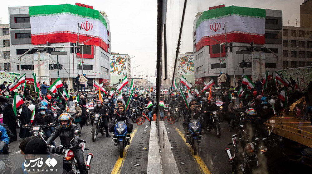 Iran-Motorcade rally-Islamic Revolution