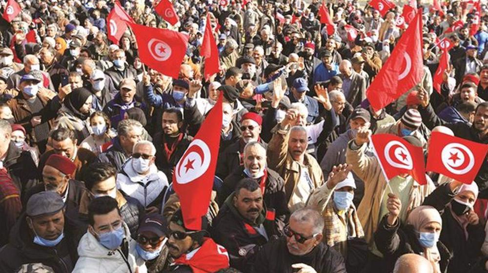 Protests rock Tunis after President Saied tightens grip on judiciary