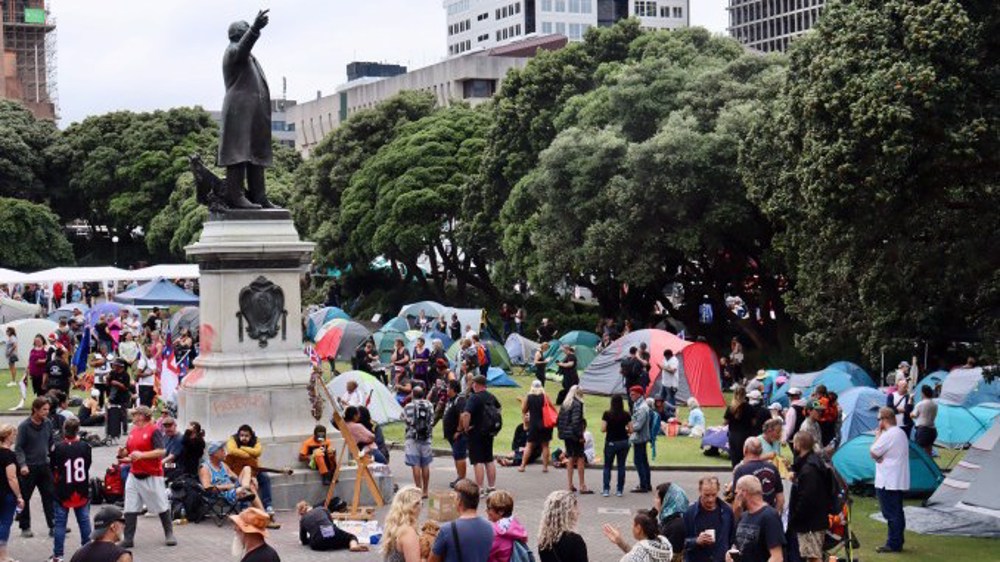 Protests against COVID-19 measures grow in New Zealand as cases skyrocket