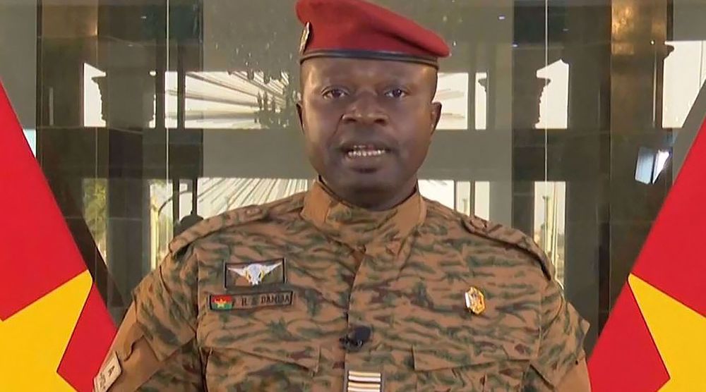 Burkina Faso junta chief sworn in as president