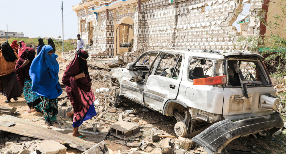 In Somalia town, bomb blast kills 10 amid tightened security for elections 