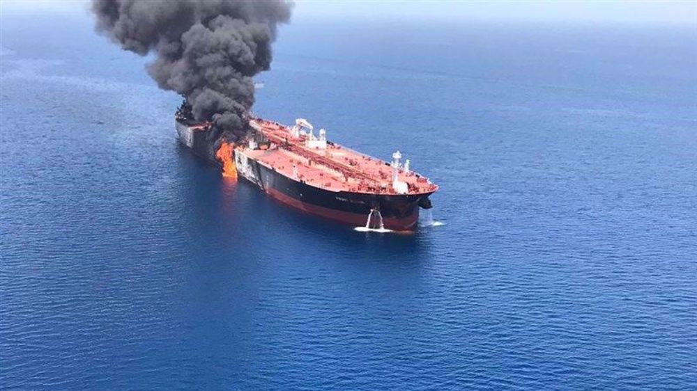 Report denies tanker fire near China was related to Iran