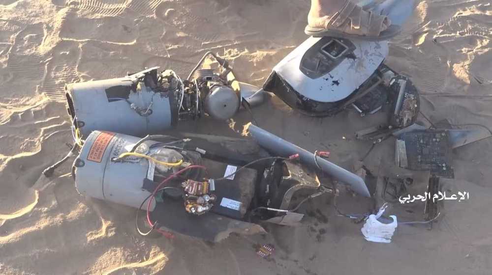 Yemeni forces down US-built spy drone amid warning to Washington 