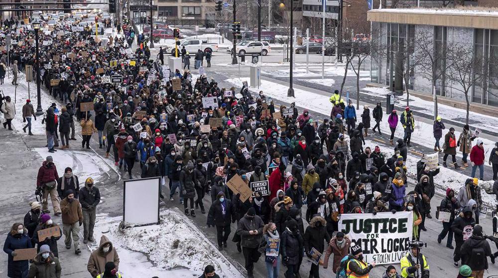 US students march in Minnesota to protest Amir Locke police shooting