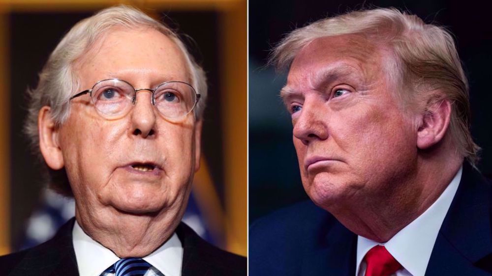 Trump blasts McConnell for failing to prevent theft of 2020 election