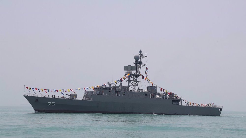 Iranian destroyer joins intl. maritime exercises in Indian Ocean