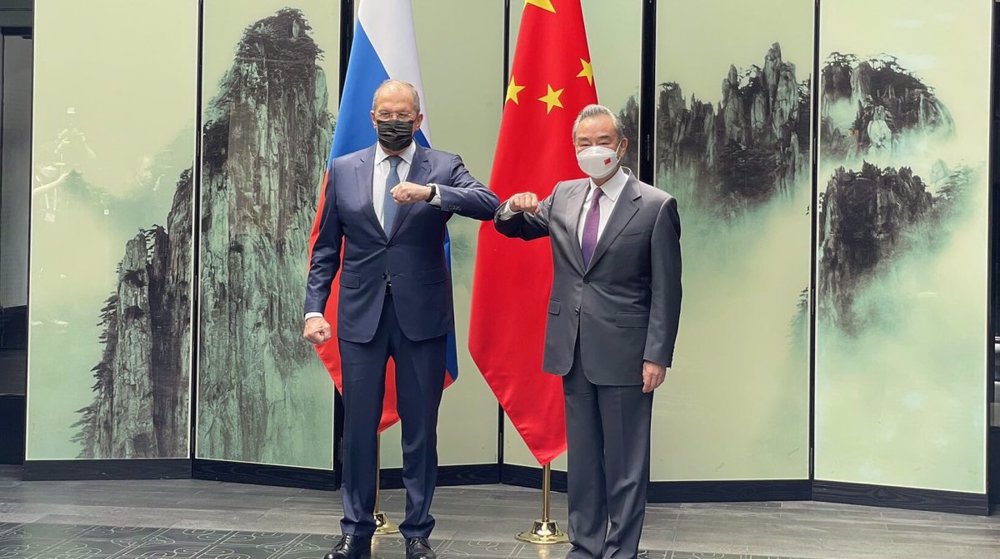 Russia, China moving toward 'just, democratic world order': Lavrov