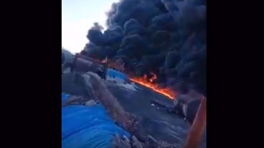 Syrie: méga-explosion pétrolière