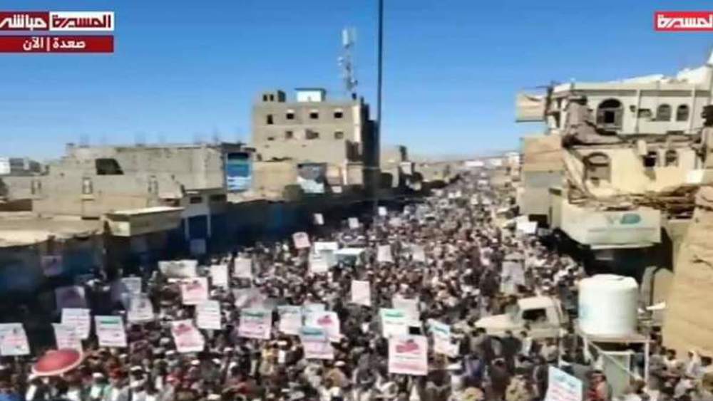 Yemenis rally nationwide against US-Saudi blockade of fuel