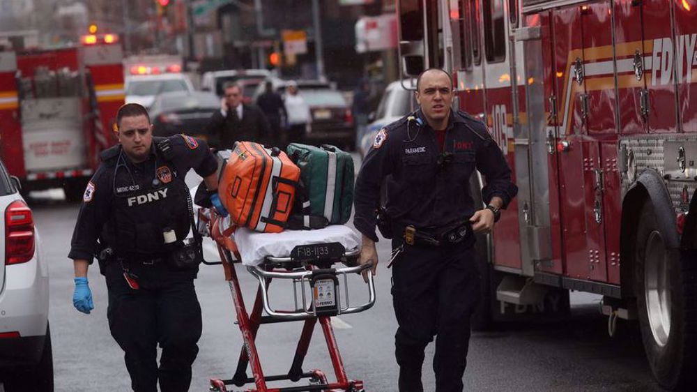Gunman shoots 10 in New York subway after setting off smoke bomb
