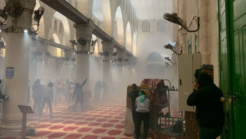 Israeli forces storm al-Aqsa Mosque, injure scores of worshipers on 2nd Ramadan Friday