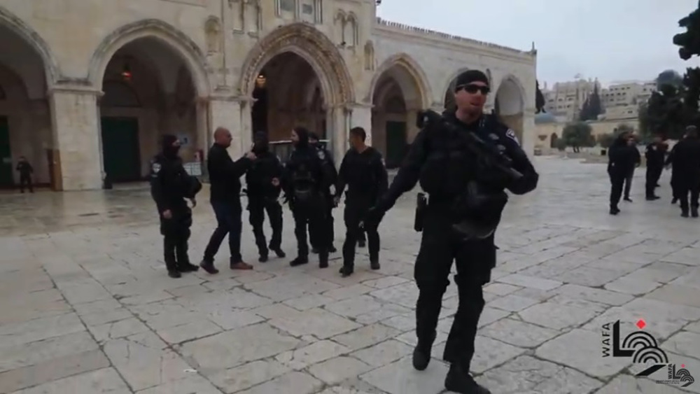 Tensions flare as Israeli troops raid al-Aqsa Mosque for third consecutive day