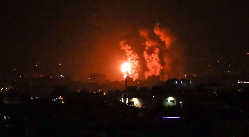 Israel strikes Gaza after alleged rocket fire