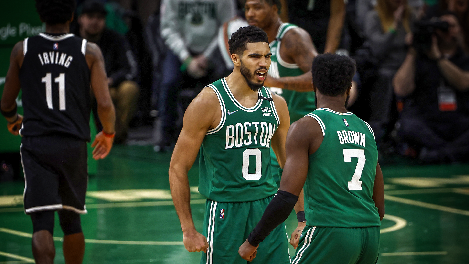 NBA first-round playoffs: Celtics beat Nets 114-107, go up 2-0 in series 