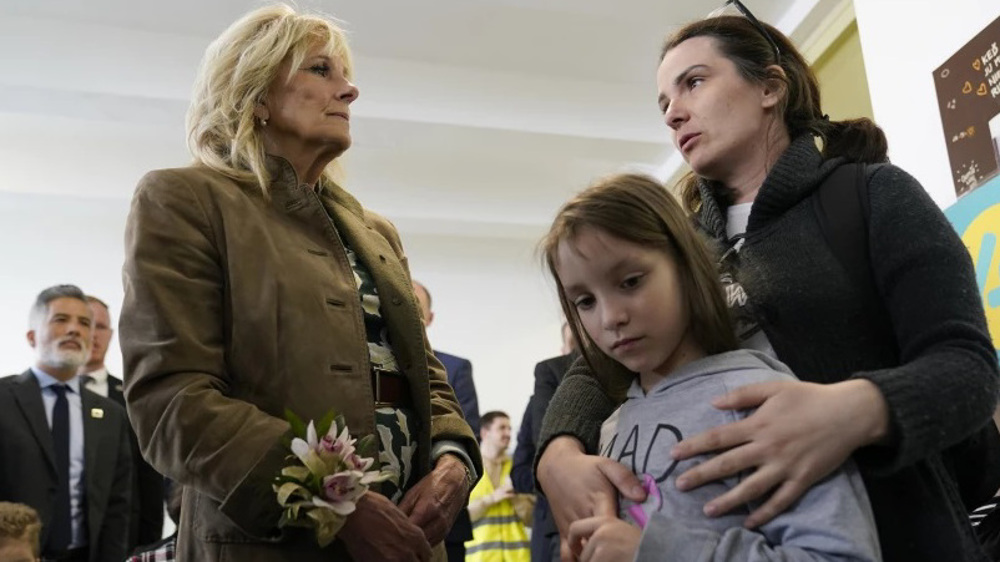 Jill Biden's visit to Ukraine: What makes West not see Yemeni mothers