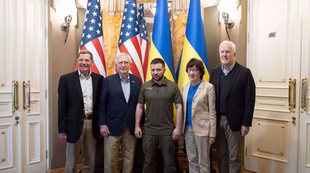 Top US Senate Republican McConnell meets Zelensky in Kiev