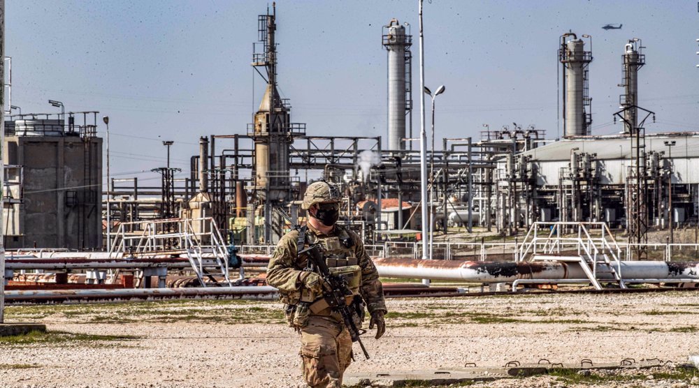 US soldier-Oil field-Syria