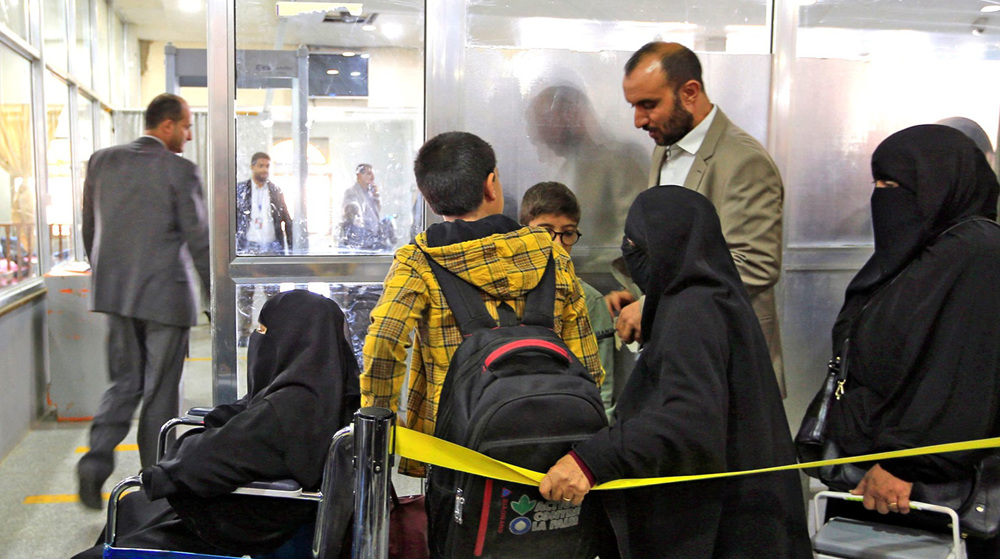 First flight arrives at Sana'a airport