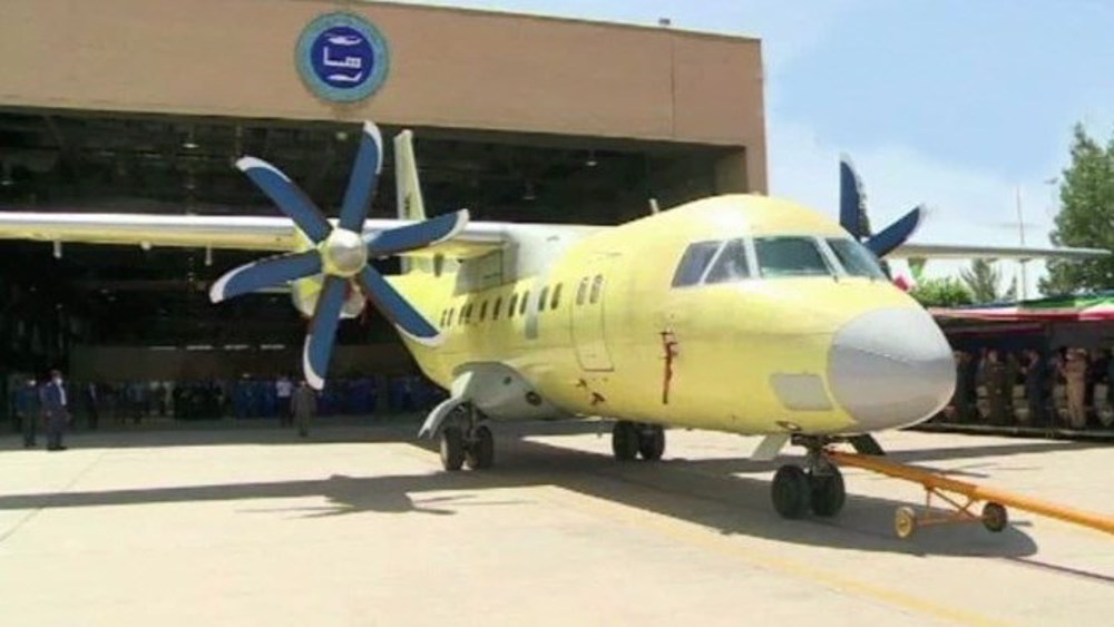 Iran unveils indigenously-developed Simorgh light transport aircraft