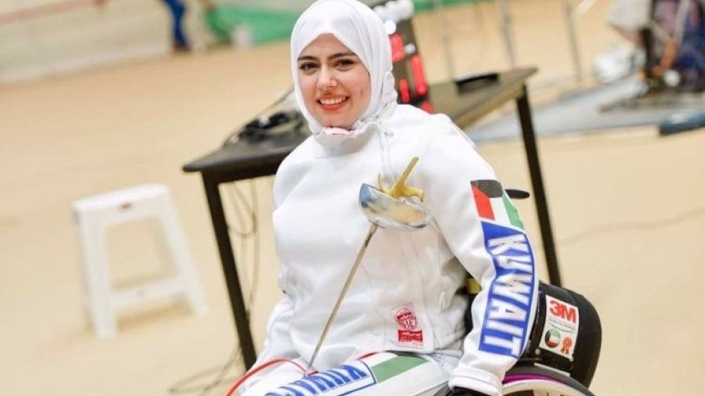 Kuwait-Wheelchair fencer-Kholoud al-Mutairi 