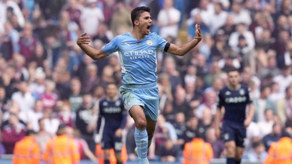 English Premier League: City rally to beat Villa 3-2 to claim title