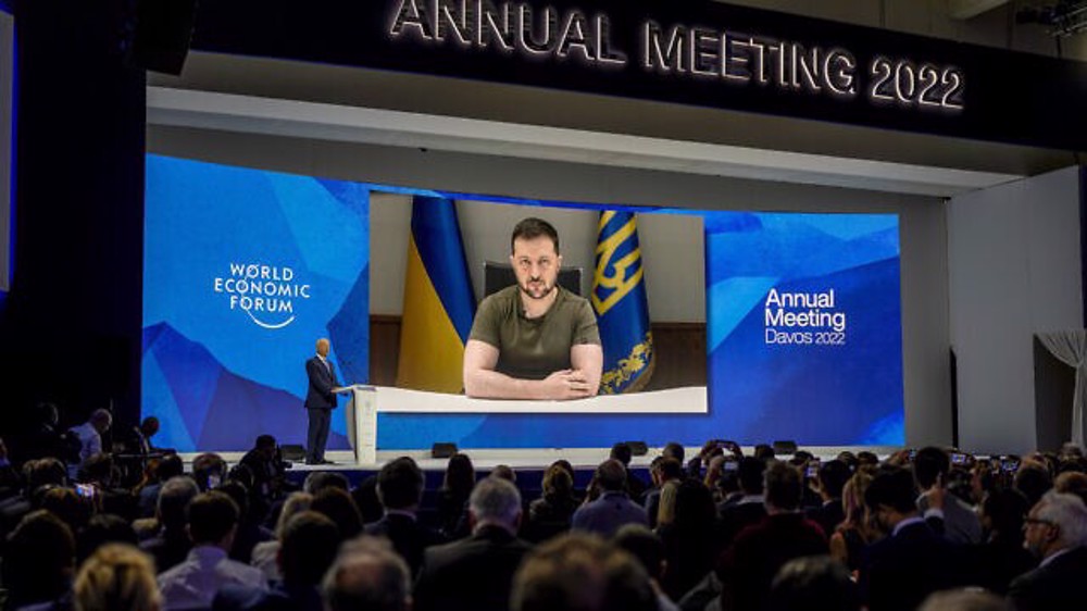 Ukraine’s Zelensky addresses Davos, calls for ‘maximum’ sanctions on Russia