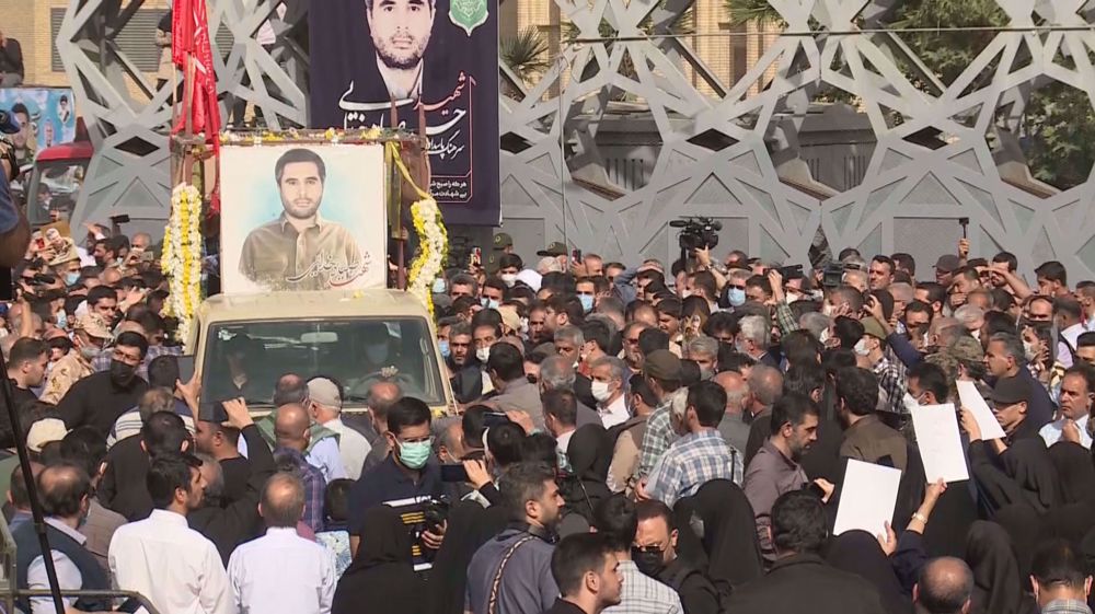 Iran mourns assassinated IRGC member
