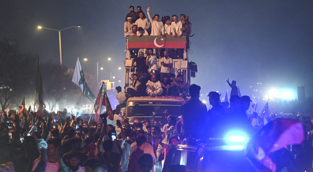 Pakistan’s ousted PM Khan issues election ultimatum after mass rally