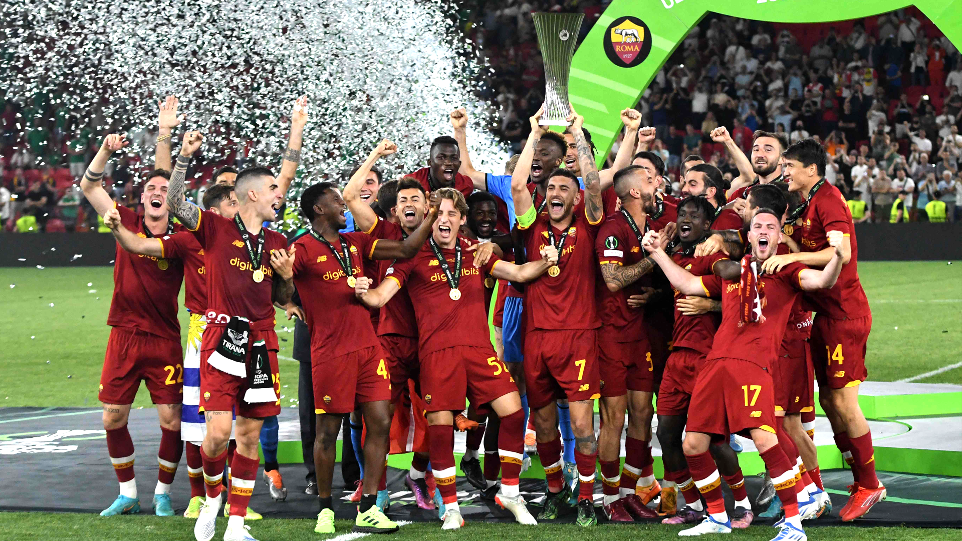 Europa Conference League: Roma lift trophy with Feyenoord win