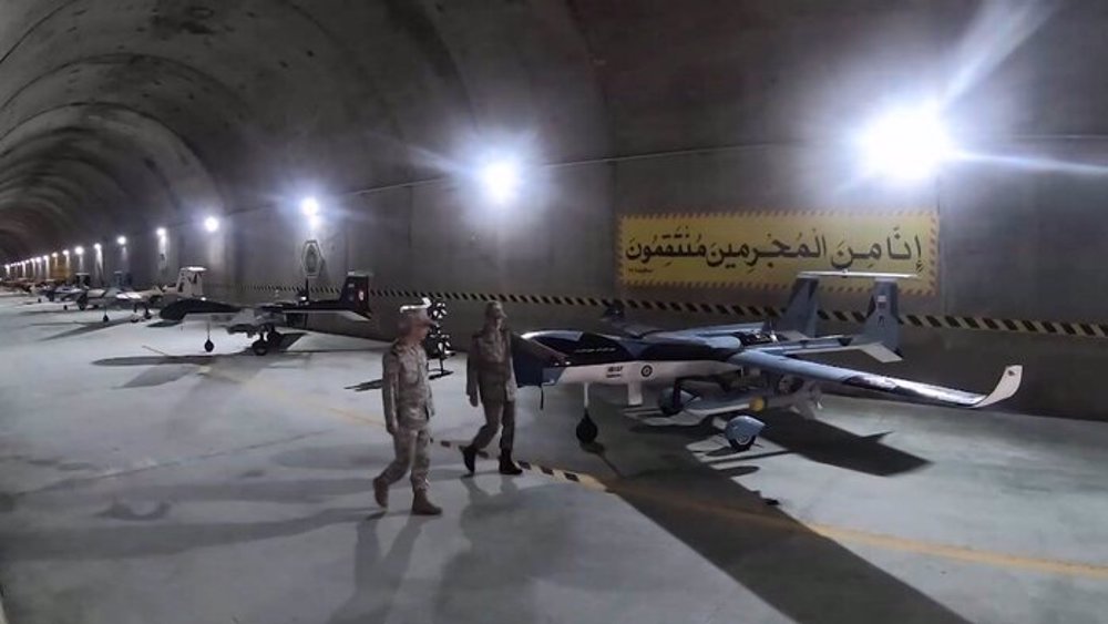 Iran's top cmdr. visits secret underground base for drones