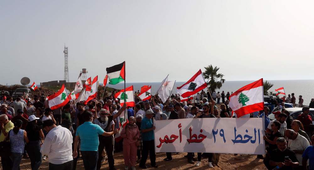 Lebanese protest Israel moving production vessel into offshore field to extract gas