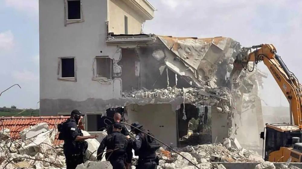 Israeli forces demolish Palestinian home in West Bank town of Tira