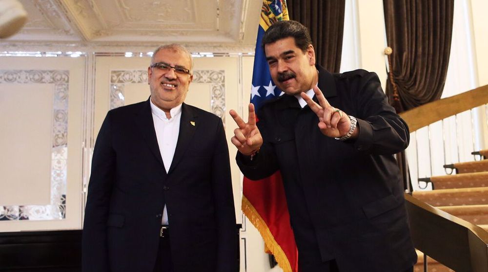 Maduro discusses oil exports in Tehran as Iranian tanker arrives in Venezuela 