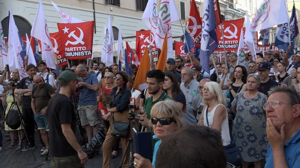 Over 20 Italian cities witness protests amid economic worries
